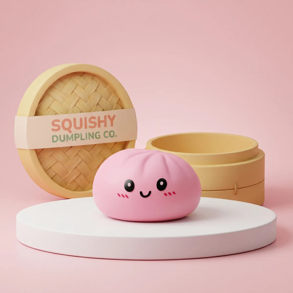 Blossom Pink Dumplings Squishy