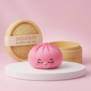 Blossom Pink Rare Blow Dumpling Squishy