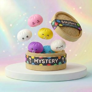 Mystery Dumpling Squishy Toys Bubble Blow