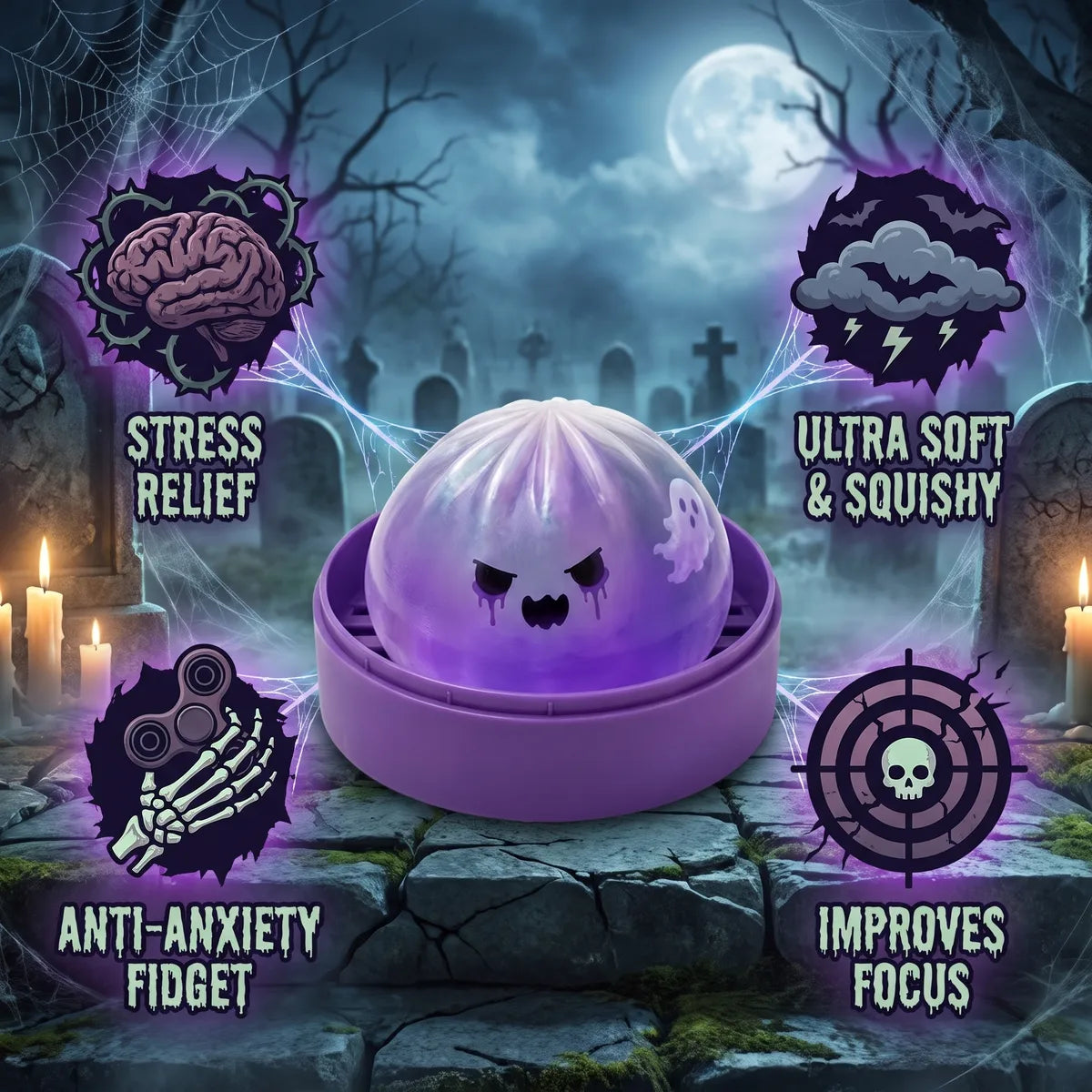 Boo Ghost Dumpling Squishy - Image 6