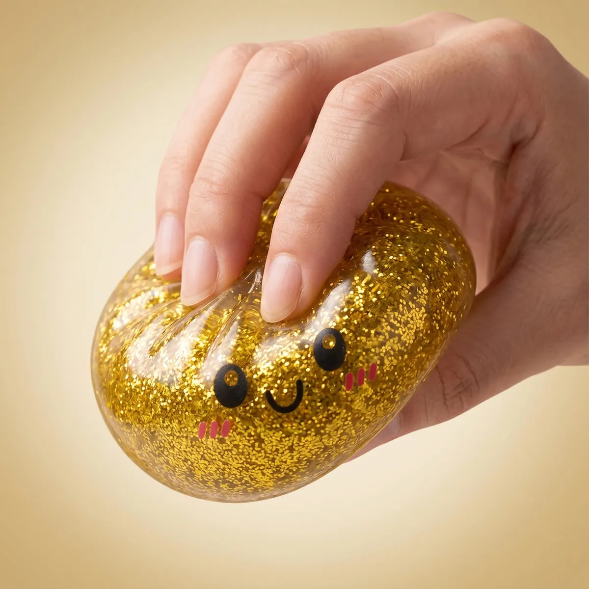 Sparkle Glitter Dumpling Squishy Set 6 Pieces - Image 5