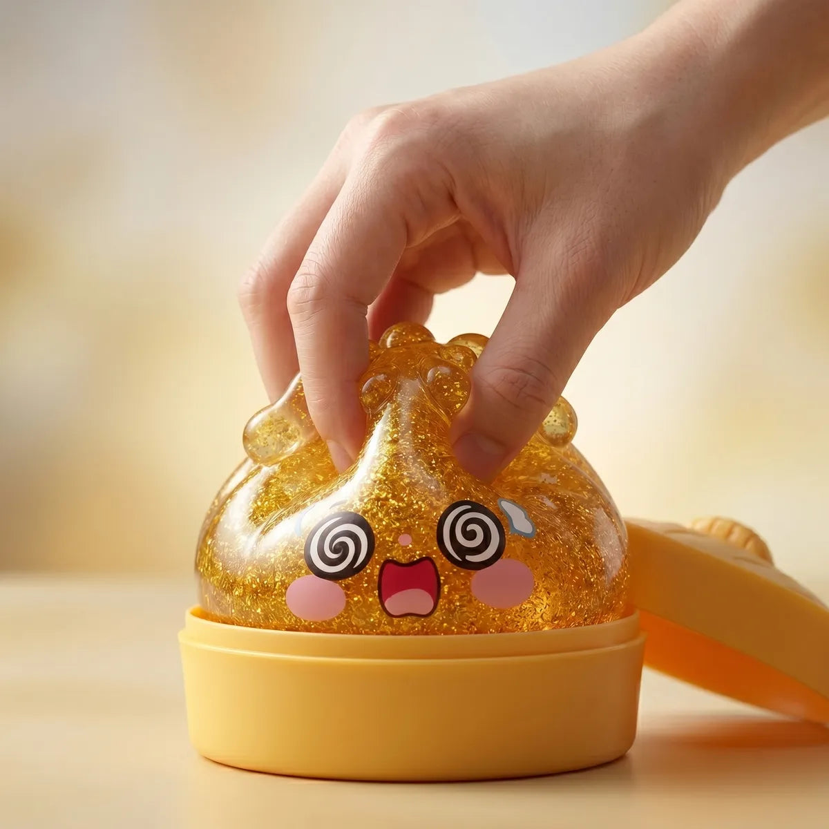 Lucky Golden Dumpling Squishy - Image 4