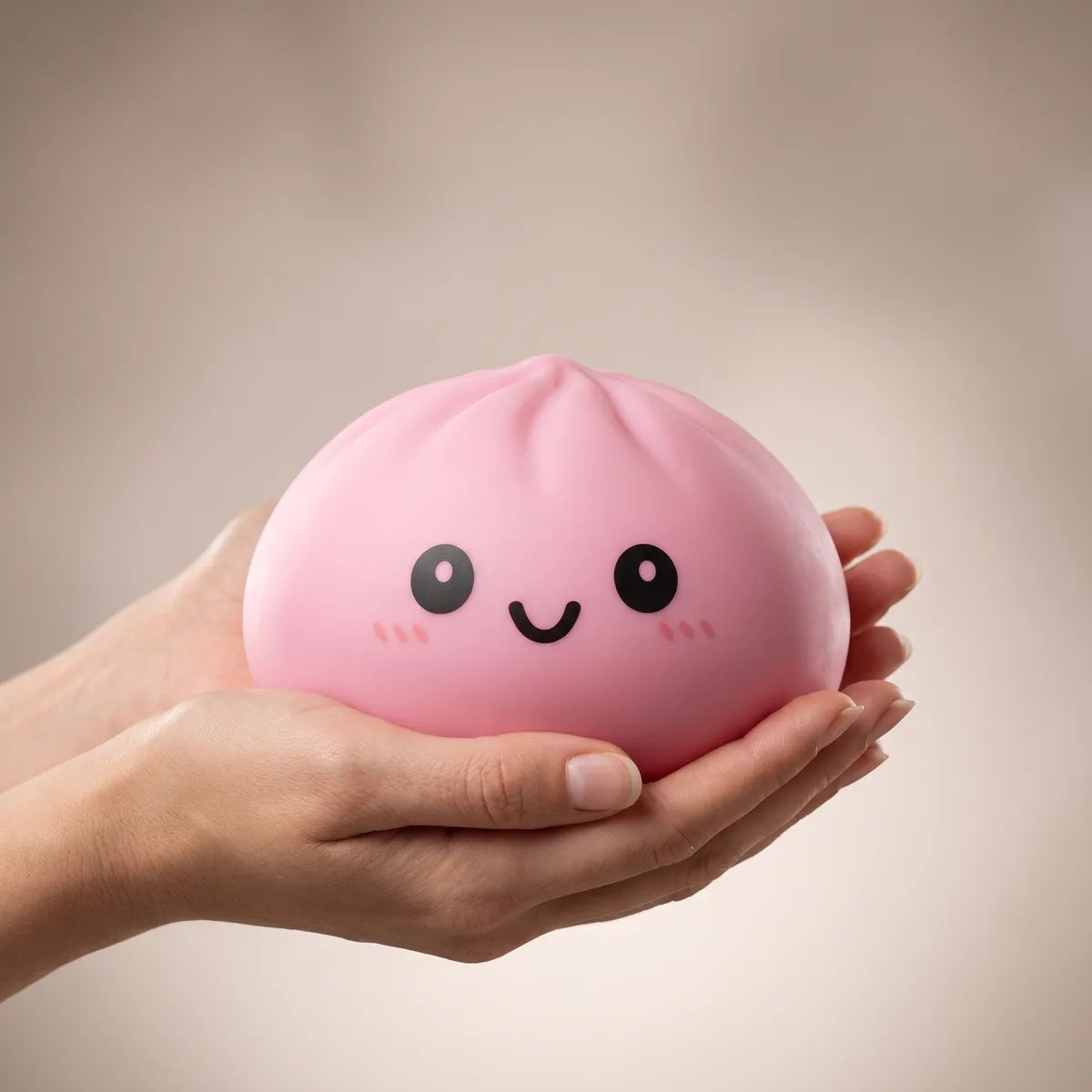 Jumbo Large Pink Dumpling Squishy - Image 2