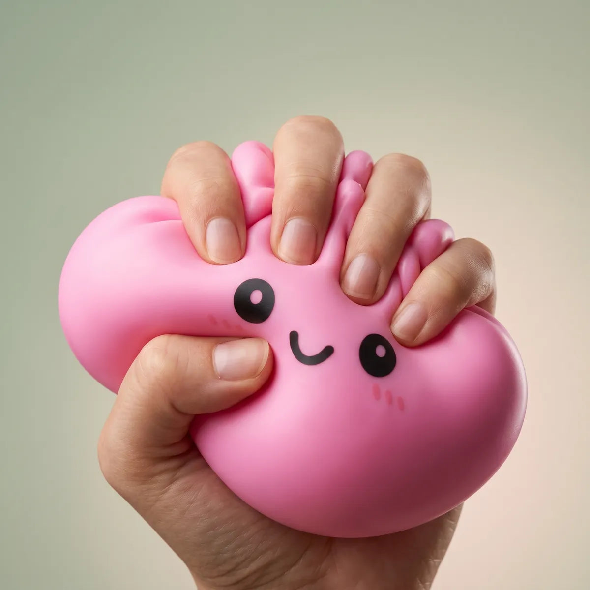 Jumbo Large Pink Dumpling Squishy - Image 3