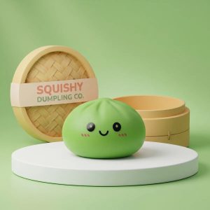Matcha Green Dumpling Squishy