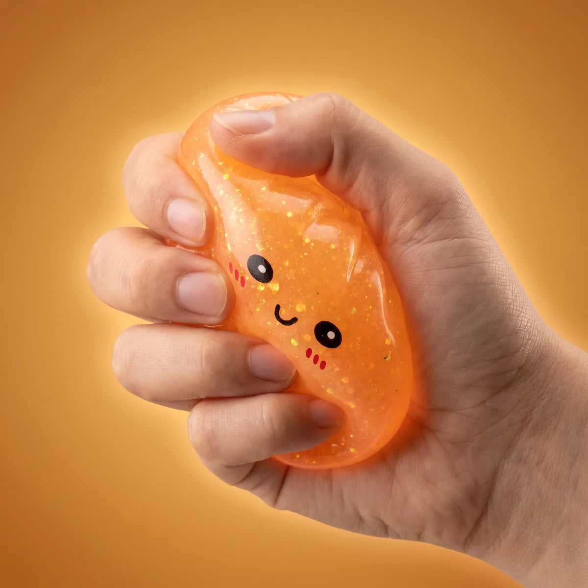Mystery Glow In Dark Glitter Dumpling Squishy Blind Box - Image 6