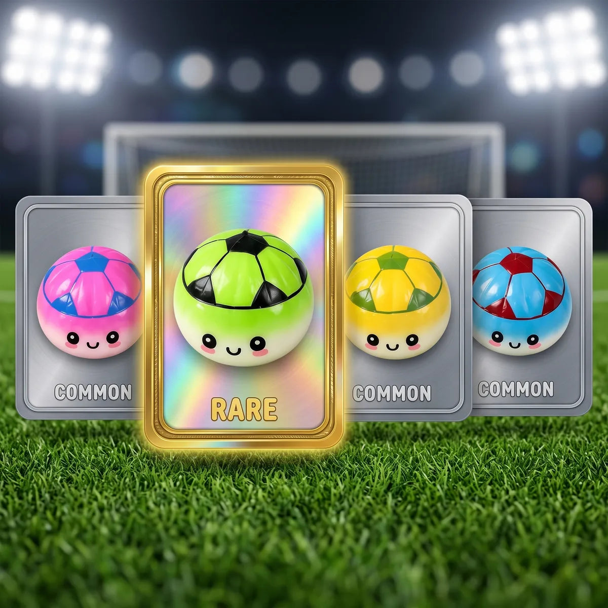Sporty Mystery Soccer Dumpling Squishy - Image 2