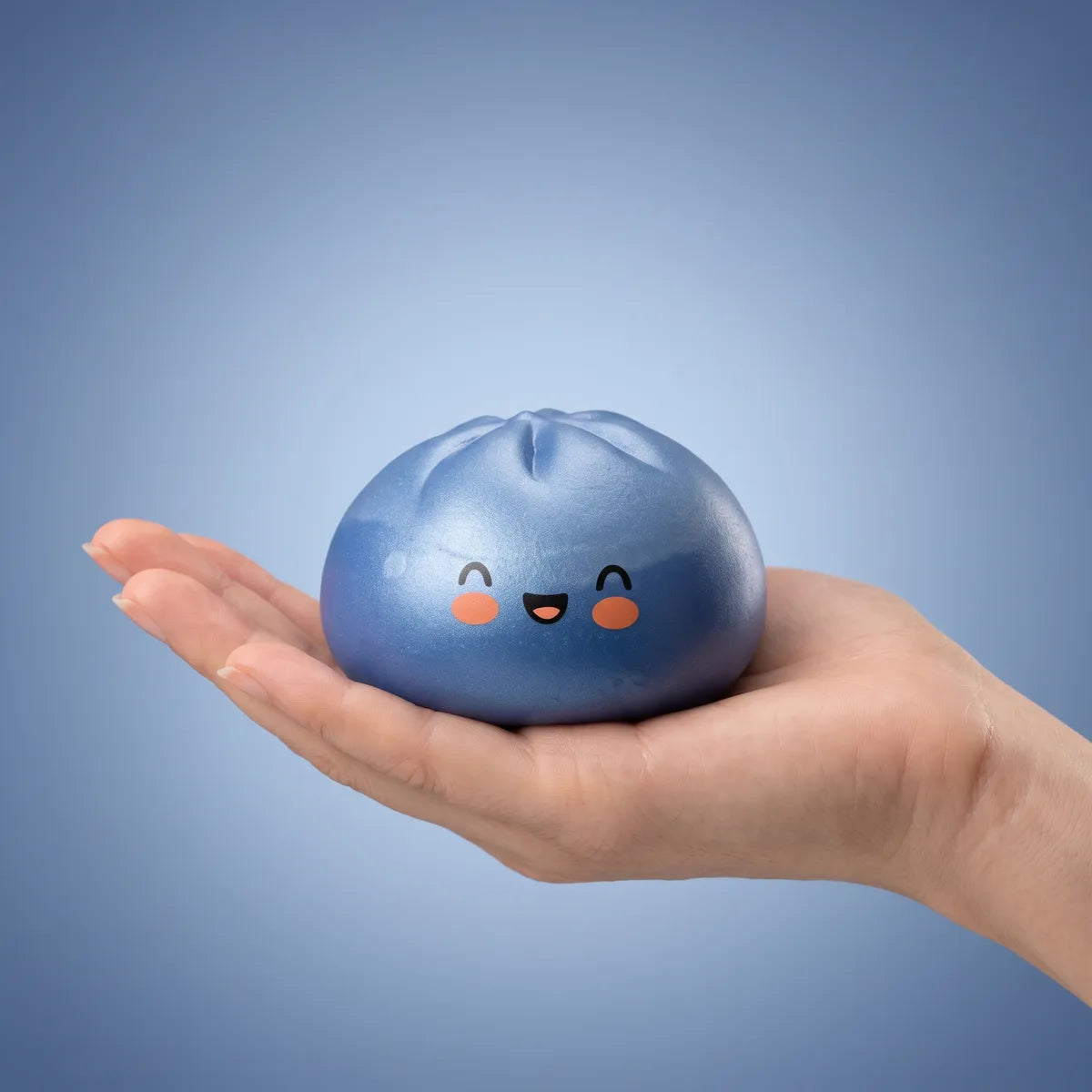 Midnight Navy Blue Dumpling Squishy - Image 3