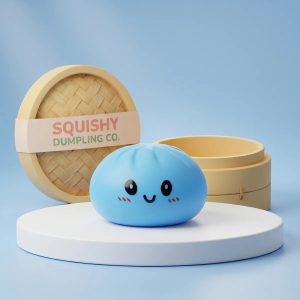 Ocean Blue Dumpling Squishy