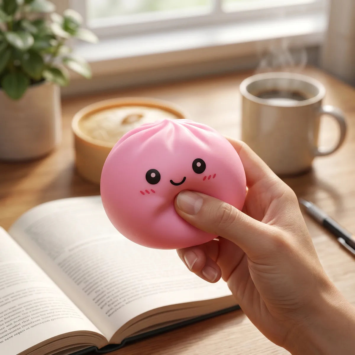 Blossom Pink Dumplings Squishy - Image 7