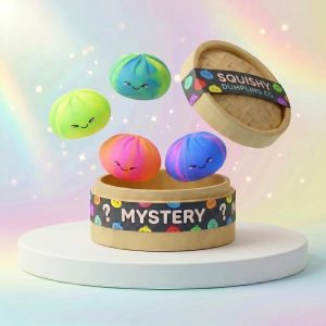 Rainbow Colorful Dumpling Squishy