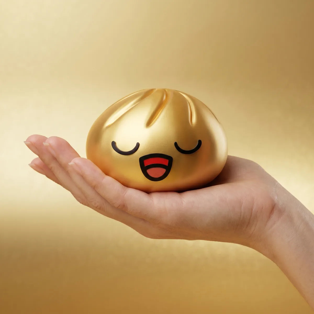 Treasure Rare Gold Dumpling Squishy - Image 3