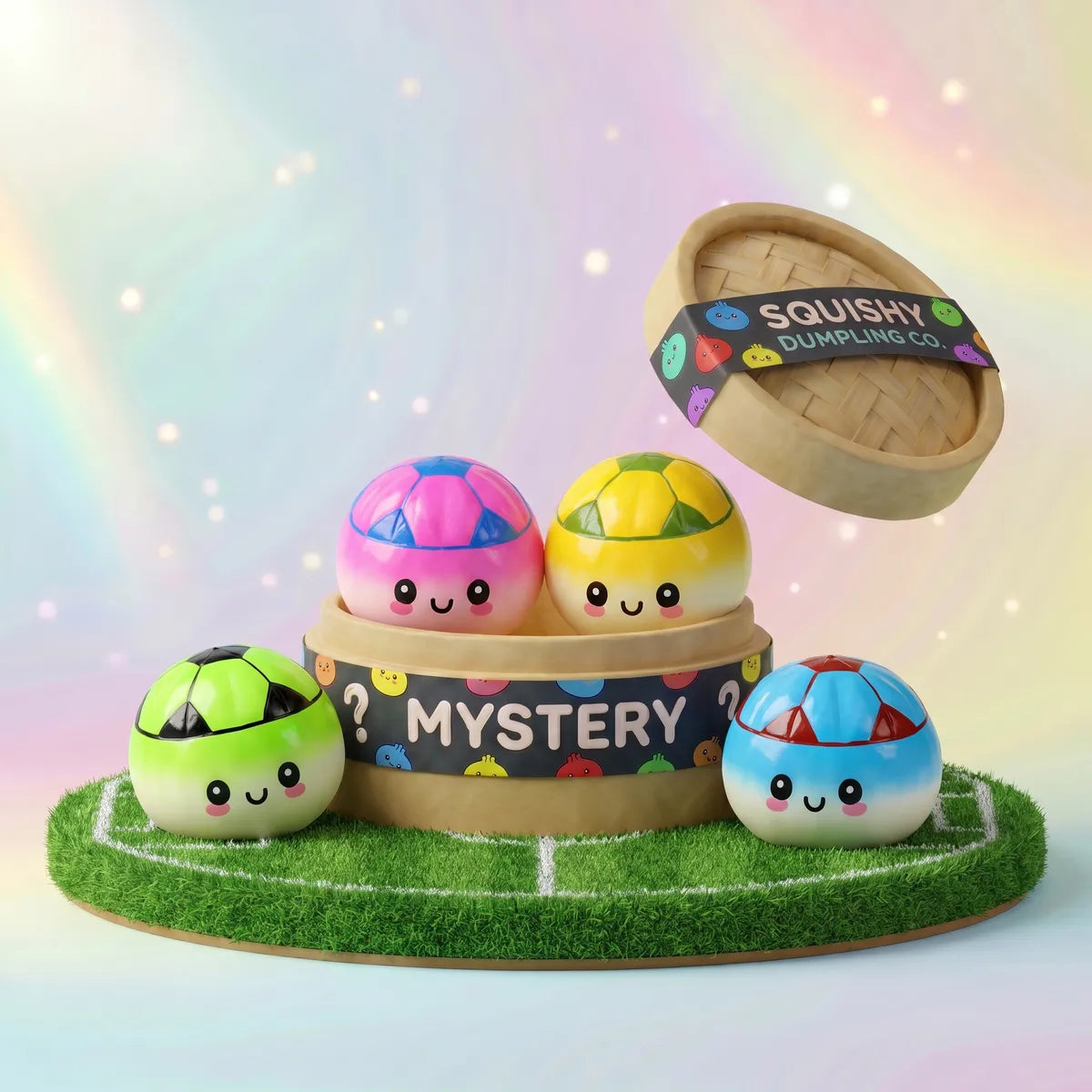 Sporty Mystery Soccer Dumpling Squishy