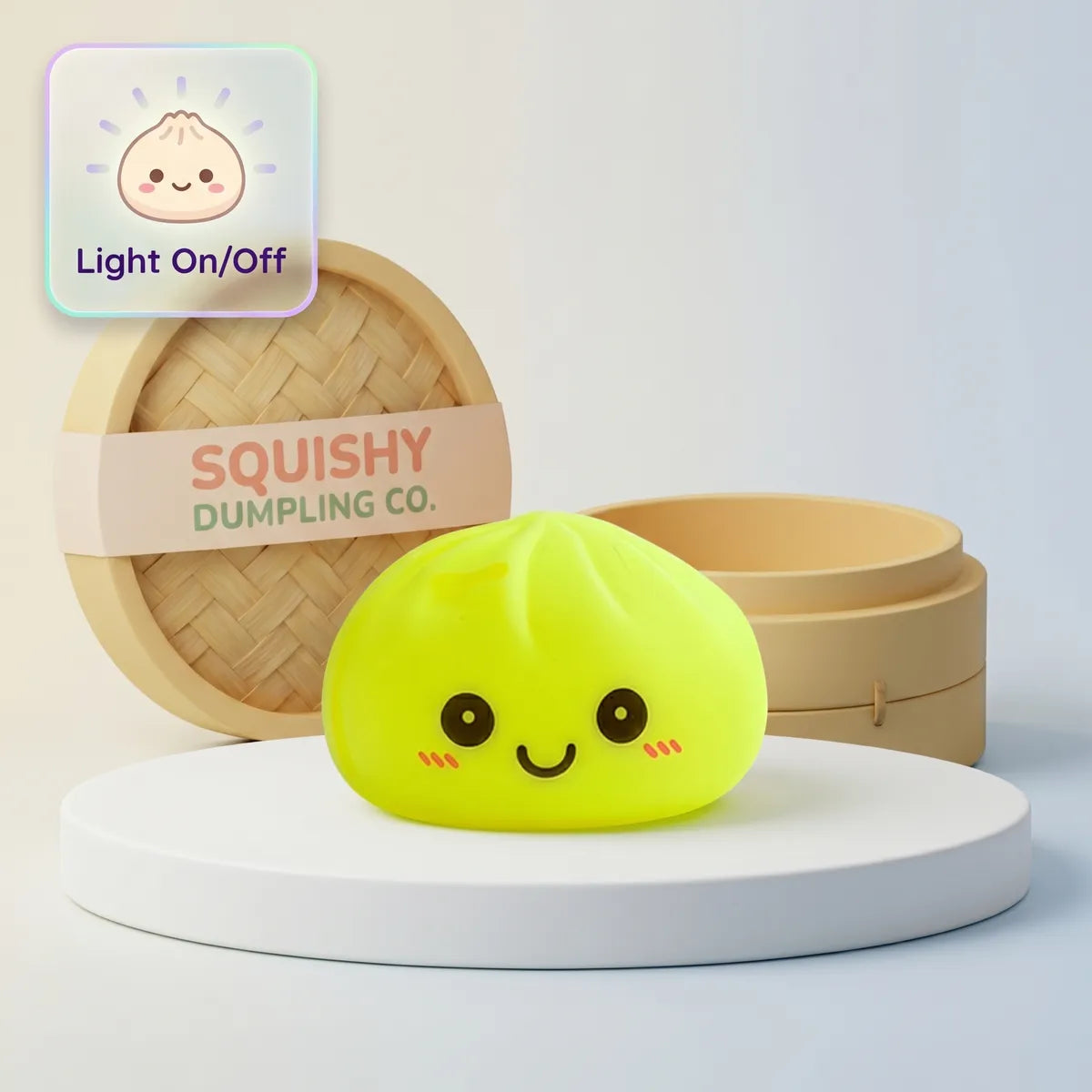 Sunny Yellow Squishy Dumpling Light
