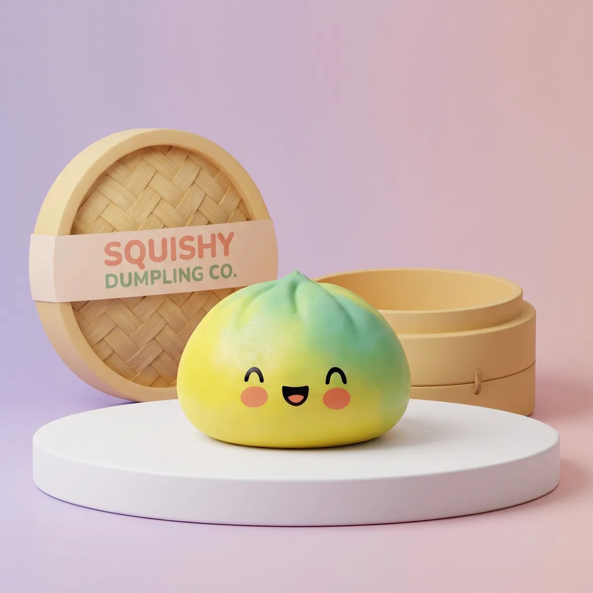 Sunset Yellow Fade Dumpling Squishy