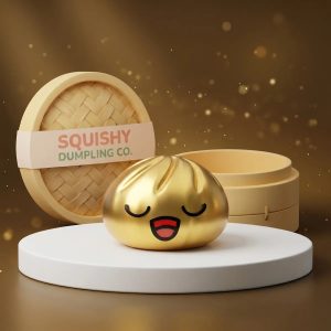 Treasure Rare Gold Dumpling Squishy
