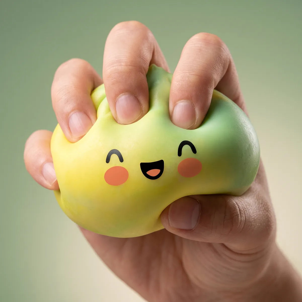 Sunset Yellow Fade Dumpling Squishy - Image 4